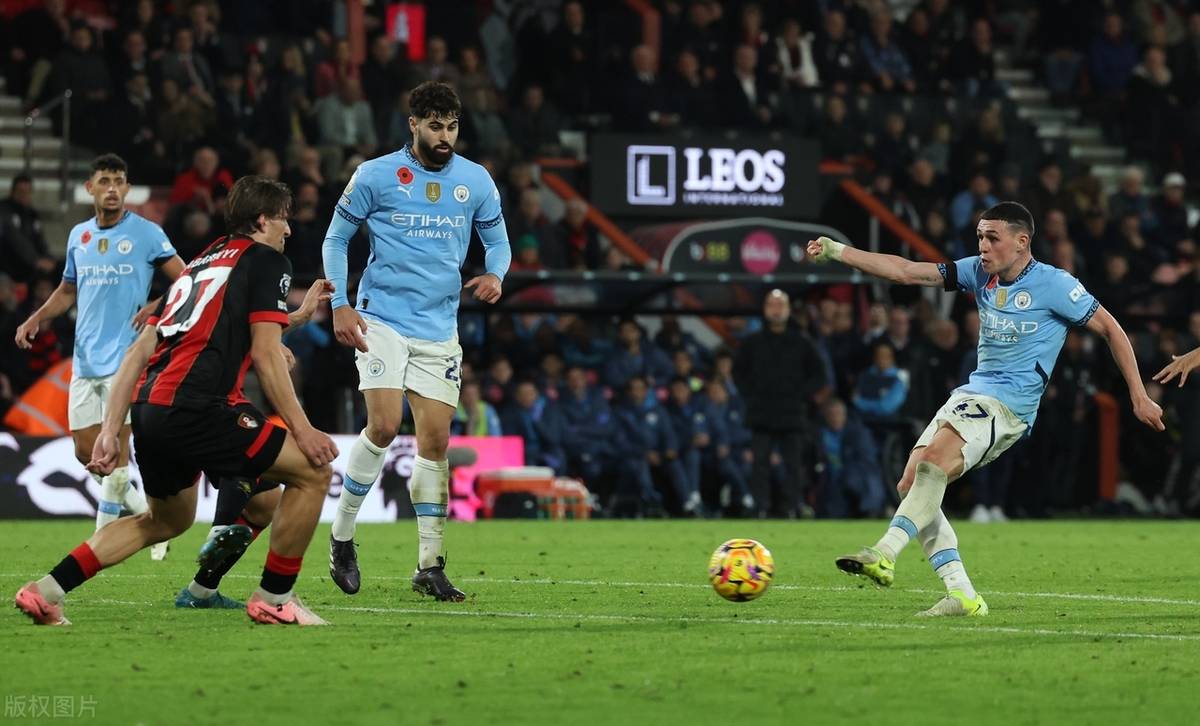 曼城客场3-0轻取伯恩茅斯，扩大积分差距领先的简单介绍
