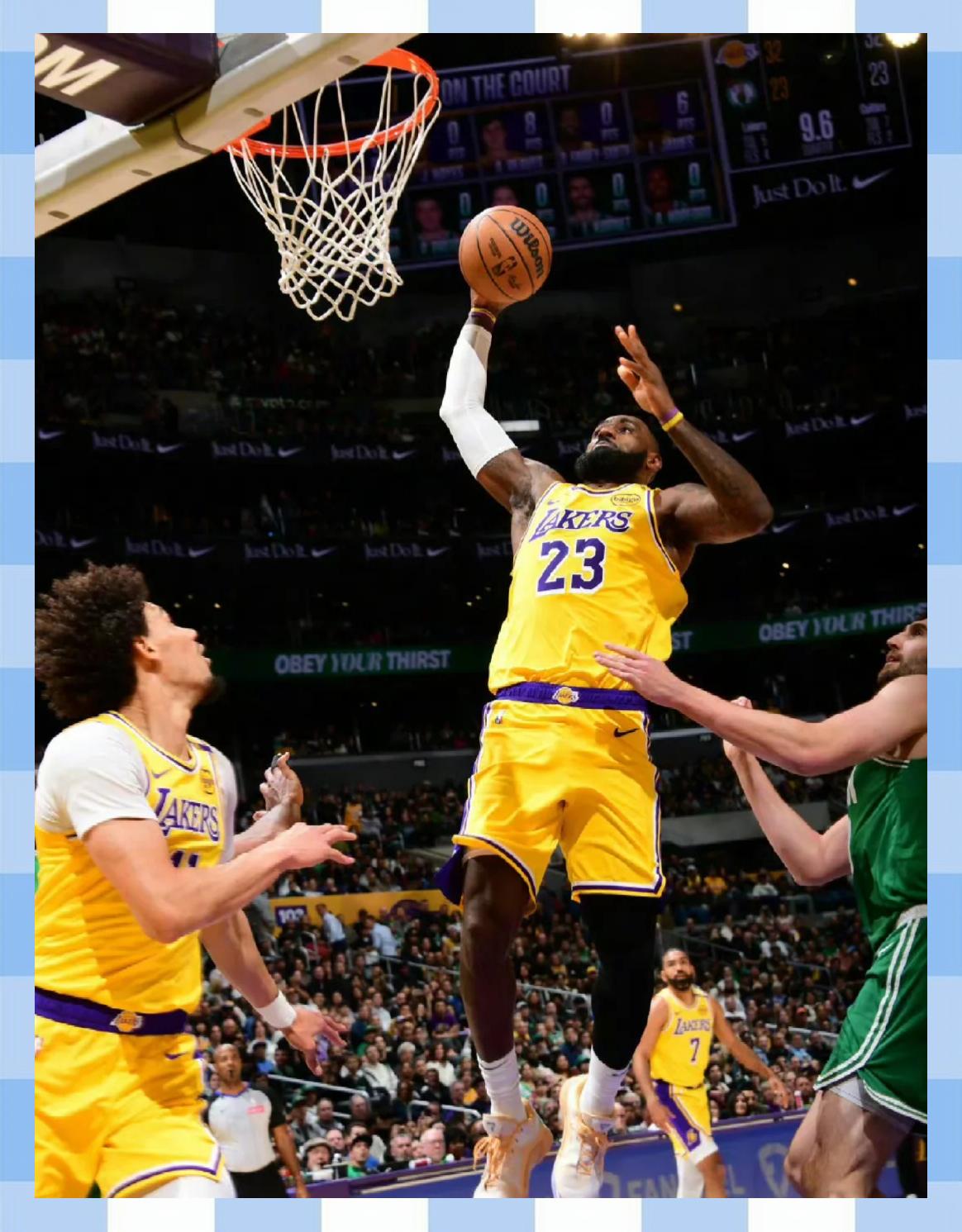 湖人再战凯尔特人，豪取六连胜